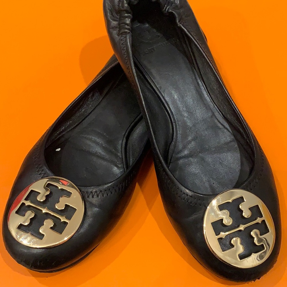 Black Tory Burch Flats